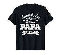 El Hombre Pronto será Genial Papa EST 2027 Funny Dad Camiseta