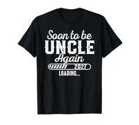 El Hombre Pronto volverá a ser tío EST 2027 Future New Dad Camiseta