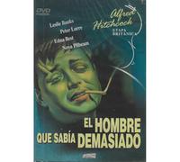 El Hombre que Sabía Demasiado, DVD Clásico de Alfred Hitchcock 1934, Película en Español e Inglés [DVD]