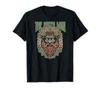 El Hombre Verde Hoja Barba Bosque Espíritu Celta Leyenda Camiseta