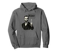 El honesto Abe dice resistirse - Protesta de Abraham Lincoln Sudadera con Capucha