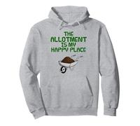El huerto es mi lugar feliz, jardinero divertido Sudadera con Capucha