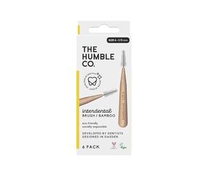 El Humilde Co. Tamaño Del Cepillo Interdental 4-0.70mm Amarillo 6 Unidades