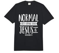El Humor bíblico Normal no está regresando Jesús es Apocalipsis 14 Comfort Colors Adult Heavyweight T-Shirt