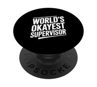 El Humor de Supervisor más Bueno del Mundo para el Jefe PopSockets PopGrip Adhesivo