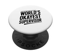 El Humor de Supervisor más Bueno del Mundo para el Jefe PopSockets PopGrip Adhesivo