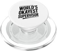 El Humor de Supervisor más Bueno del Mundo para el Jefe PopSockets PopGrip para MagSafe
