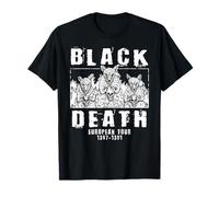 El Humor Negro Se Encuentra con La Historia Medieval: Black Camiseta