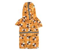 El impermeable para mascotas estilo pato se puede remolcar para perros medianos y grandes, con tiras reflectantes (abeja pequeña, 4XL)