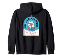 El Infierno es Otra Gente - Humor introvertido Divertido Sudadera con Capucha