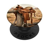 El Infierno Que no volveré a Cowboy Western Rodeo PopSockets PopGrip Adhesivo