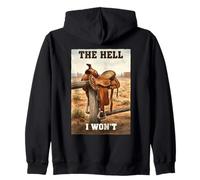 El Infierno Que no volveré a Cowboy Western Rodeo Sudadera con Capucha