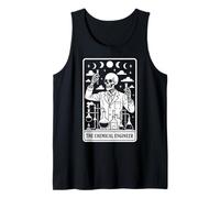 El Ingeniero químico Ingeniería química Esqueleto Tarot Camiseta sin Mangas