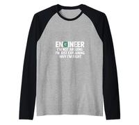 El Ingeniero Sayin no argumenta Que Estoy explicando Mujeres Hombres Camiseta Manga Raglan