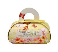 EL INGLÉS Soap Company White Jasmine y sándalo Rich Shea Butter Jabon (1 x 260 g)