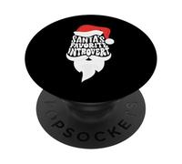 El introvertido Favorito de Santa PopSockets PopGrip Adhesivo