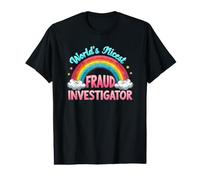 El investigador de fraude más Bonito del Mundo Investigador Divertido Camiseta gráfica económica