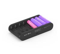 El ISDT A8AIR es un Cargador de batería rápido Independiente de 8 Ranuras Adecuado para baterías Recargables NiMH AA/AAA y Compatible con baterías de Litio/NiMH/NiCd/Li-Ion de 1,5 V (10500/12500).