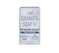 El jabón Co. del Grandpa - Sal de Epsom del jabón de barra de la cara y del cuerpo - 4.25 oz.