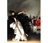 El Jaleo - John Singer Sargent - Large Notebook: 120 Lined Pages, College Ruled, 8.5"x 11" Journal Diary Notepad