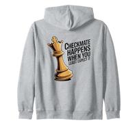 El jaque mate ocurre cuando menos lo esperas Sudadera con Capucha