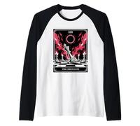 El jaque mate XIII Tarot Gótico Jugador de Ajedrez Camiseta Manga Raglan