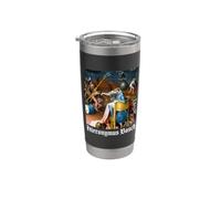 El Jardín De Las Delicias Terrenales Diablo Vaso térmico de acero inoxidable de doble pared