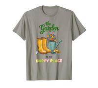 El jardín es mi lugar favorito Jardinería Naturaleza Cita Camiseta