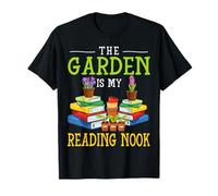 El jardín es mi rincón de Lectura Libros Jardín Camiseta