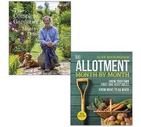 El jardinero completo de Monty Don y Allotment mes a mes de Alan Buckingham Conjunto de colección de 2 libros