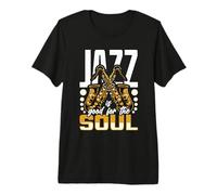 El Jazz es Bueno para el saxofón del Alma Amante de la música Jazz Música Camiseta Premium