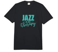 El Jazz es mi Terapia Música Saxofón Comfort Colors Adult Heavyweight T-Shirt