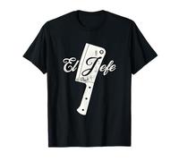 El Jefe Funny Mexican Chef The Boss Butcher BBQ Grilling Camiseta