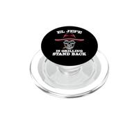 El Jefe Grilling Stand Back Divertido Mexicano Papá PopSockets PopGrip para MagSafe