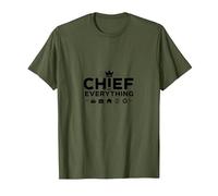 El Jefes Jefes Jefe de Todo - Jefe Liderazgo Humor Camiseta, Hombre, Verde Oliva, XXL