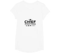 El Jefes Jefes Jefe de Todo - Jefe Liderazgo Humor Camiseta, Niñas, Blanco, Mediano