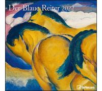 El Jinete Azul 2022 - Calendario de Pared - Folletos Calendario - 30x30-30x60 - Abierto - Calendario Arte