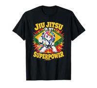 El Jiu-Jitsu Es Mi Superpoder - Brazilian Jiu Jitsu Unicorn Camiseta