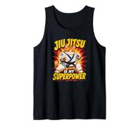 El Jiu-Jitsu Es Mi Superpoder - El Gato Gordito Que Practica Camiseta sin Mangas