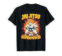 El Jiu-Jitsu Es Mi Superpoder: Un Gato Adorable Que Practica Camiseta