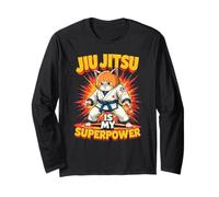 El Jiu-Jitsu Es Mi Superpoder: Un Gato Adorable Que Practica Manga Larga
