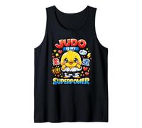 El Judo Otaku Es Mi Superpoder: Una Adorable Judoka Japonesa Camiseta sin Mangas