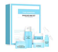 El juego coreano para el cuidado de la piel incluye crema limpiadora diaria para ojos, crema facial que aprieta la piel para diferentes tipos de piel hidratante