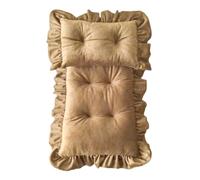 El juego de accesorios para fotos de recién nacidos cuenta con tela de algodón suave y diseño alto, colchón de estudio de 2 piezas y almohada para fotografía infantil