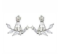 El juego de aretes para mujer es adecuado para joyas de mujer, aretes más populares para mujer, talla única, Metal, Sin piedra preciosa