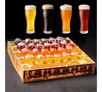 El Juego de Beber de La Taberna, Juego de Dados de Cerveza Original de 28 Piezas con Forma Poliédrica para Juegos de Beber o Juegos de PRG