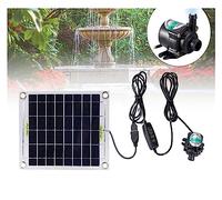 El juego de bomba de agua de energía solar sin escobillas puede ser cronometrado Motor sumergible ultra silencioso Acuario Estanque de peces Fuente de jardín Decoración