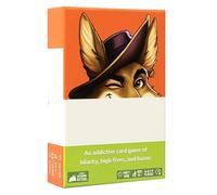 El juego de cartas Coyote incluye 6 cartas de acción únicas: una fiesta de desafío para 3-8 jugadores, conoce los juegos de cartas llenos de acción llenos de cinco y estragos (1 unidad)