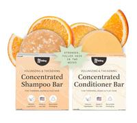 El juego de champú y acondicionador en barra promueve el crecimiento del cabello, fortalece y da volumen a todo tipo de cabello. Fórmula sin parabenos o sulfatos con ingredientes naturales para