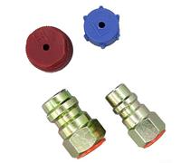 El juego de conectores esenciales para actualizar los aires acondicionados de coches clásicos de los viejos estándares a las necesidades ambientales de hoy